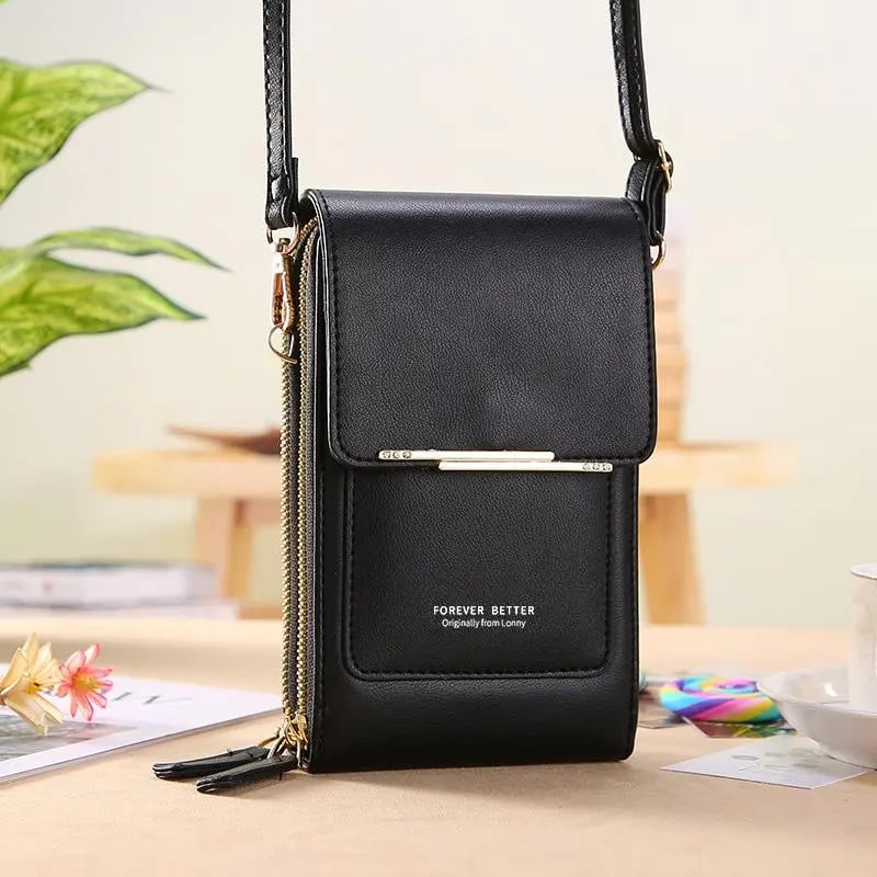 🏆Last Day Promotion 50% OFF!!👜📱 Simple and elegant women's touchscreen crossbody phone wallet