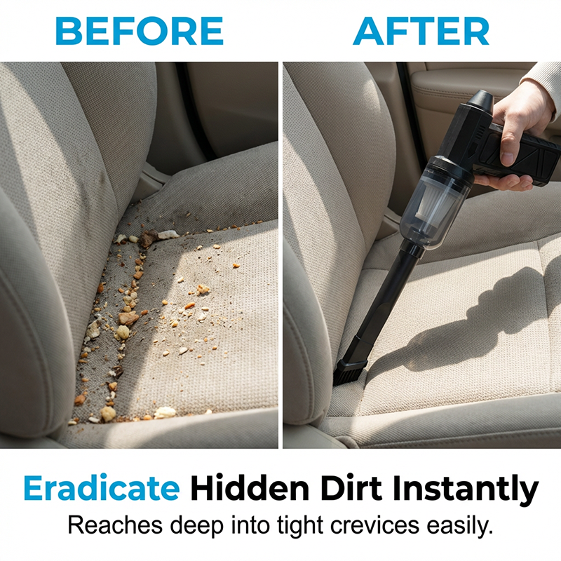 Portable High-Speed Turbo Fan Car Vacuum