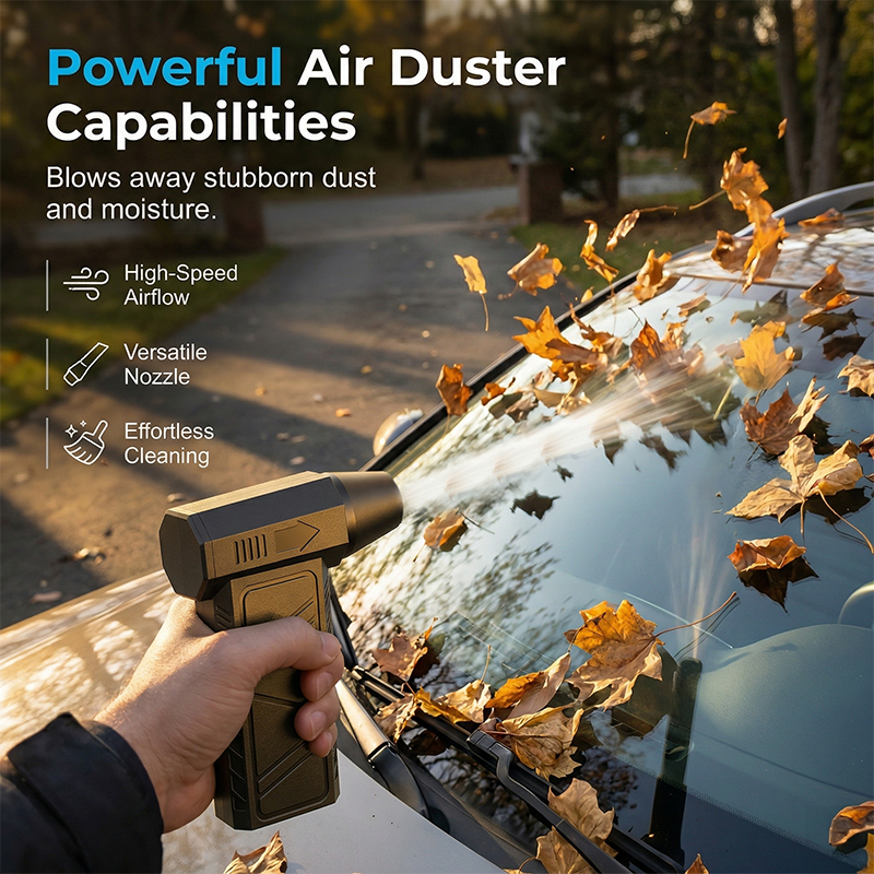 Portable High-Speed Turbo Fan Car Vacuum