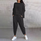 【DAY PERFECT】Round-Neck Long-Sleeved Top ＆ Pants 2-Piece Set | Wrinkle-Free & Breathable | 49% OFF Limited