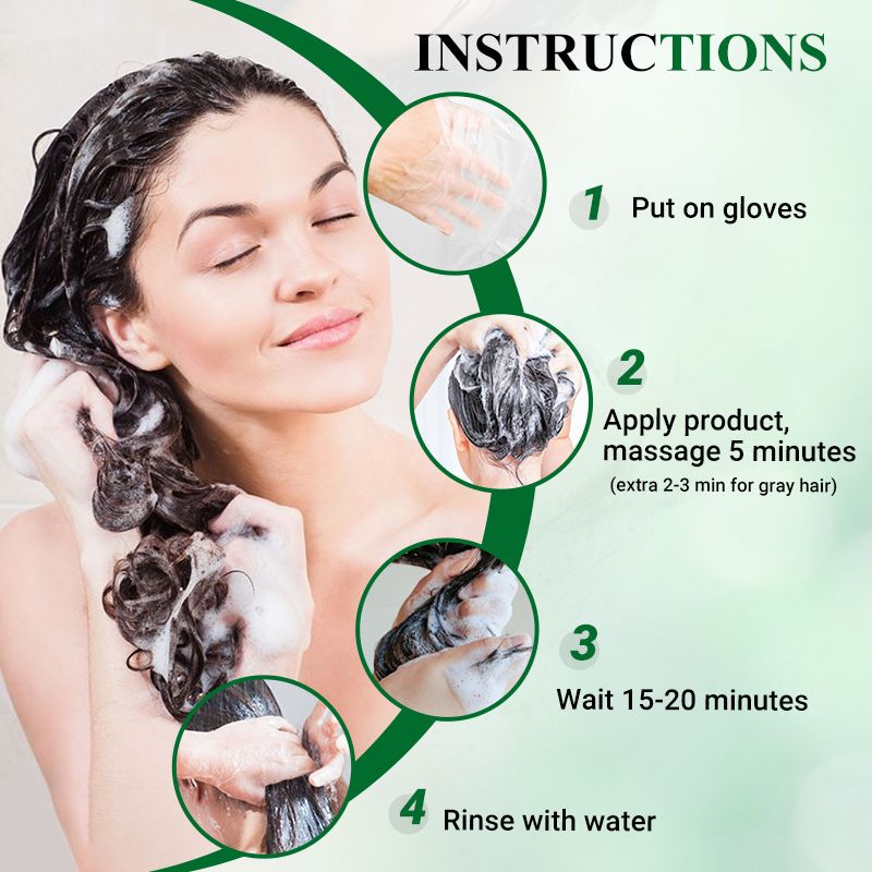 🌱Pure Plant Extract Bubble Hair Dye For Gray Hair