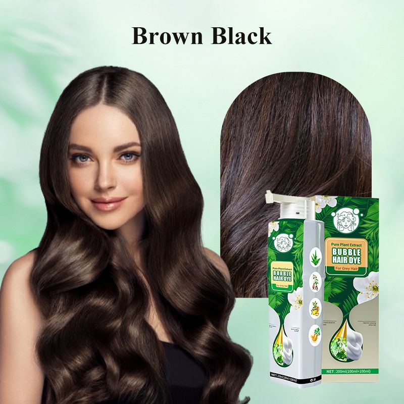 🌱Pure Plant Extract Bubble Hair Dye For Gray Hair