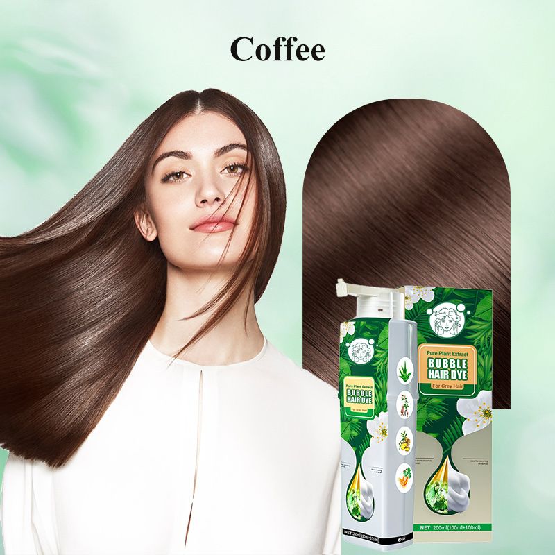 🌱Pure Plant Extract Bubble Hair Dye For Gray Hair