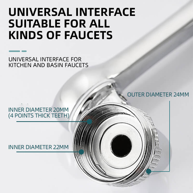 💥UP TO 50% OFF💥Multifunctional Universal Splash-proof Foaming Splash Filter Extension Faucet