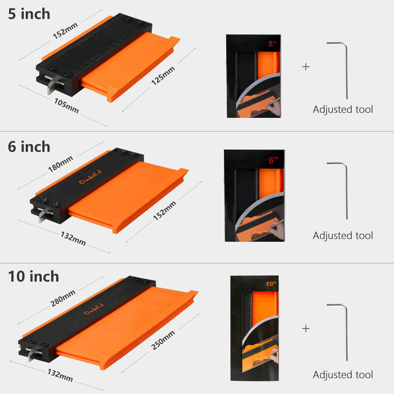 Irregular Measurement Curvature Ruler