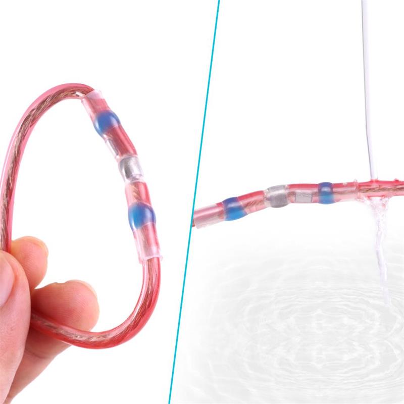 Haisstronica Solder-Seal Wire Connectors - Waterproof heat-shrink connectors with a self-soldering function