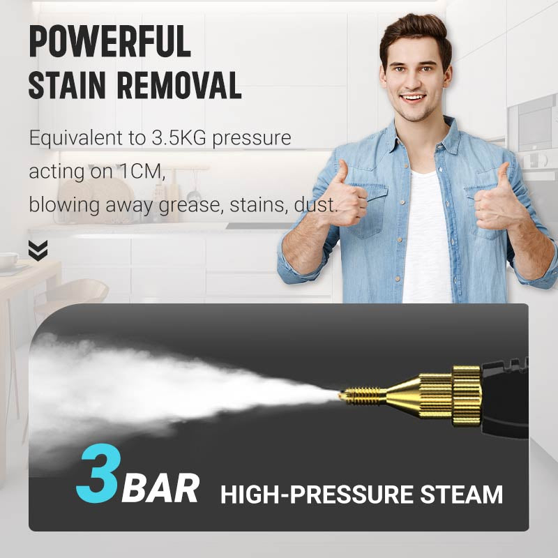 🔥LIMIT TIME 49% OFF✨2500W Handheld High-Temperature Pressurized Steam Cleaner✈️Free home delivery