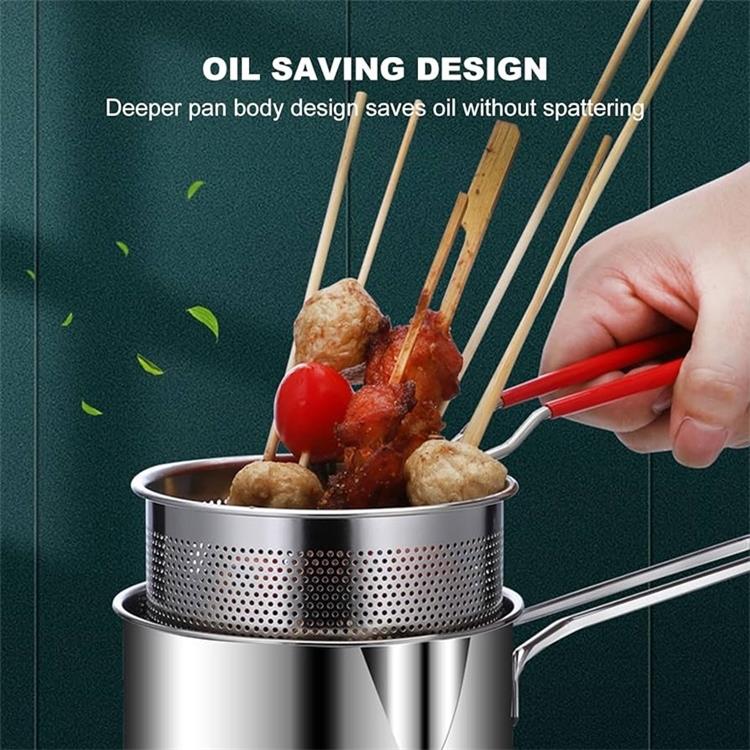 🎁Winter limited time half price💯304 Stainless Steel Multifuntional Fryer