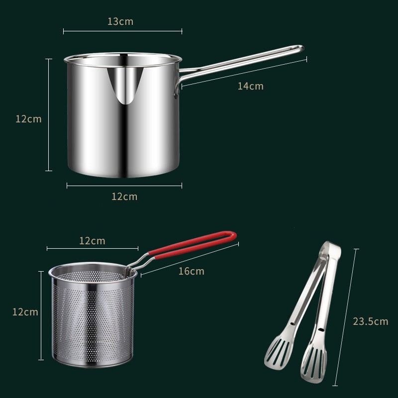 🎁Winter limited time half price💯304 Stainless Steel Multifuntional Fryer