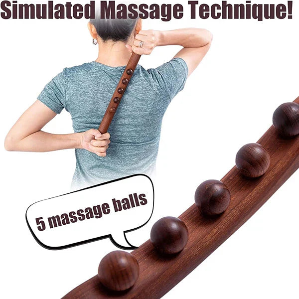 ✨🪵Wooden lymphatic massage stick
