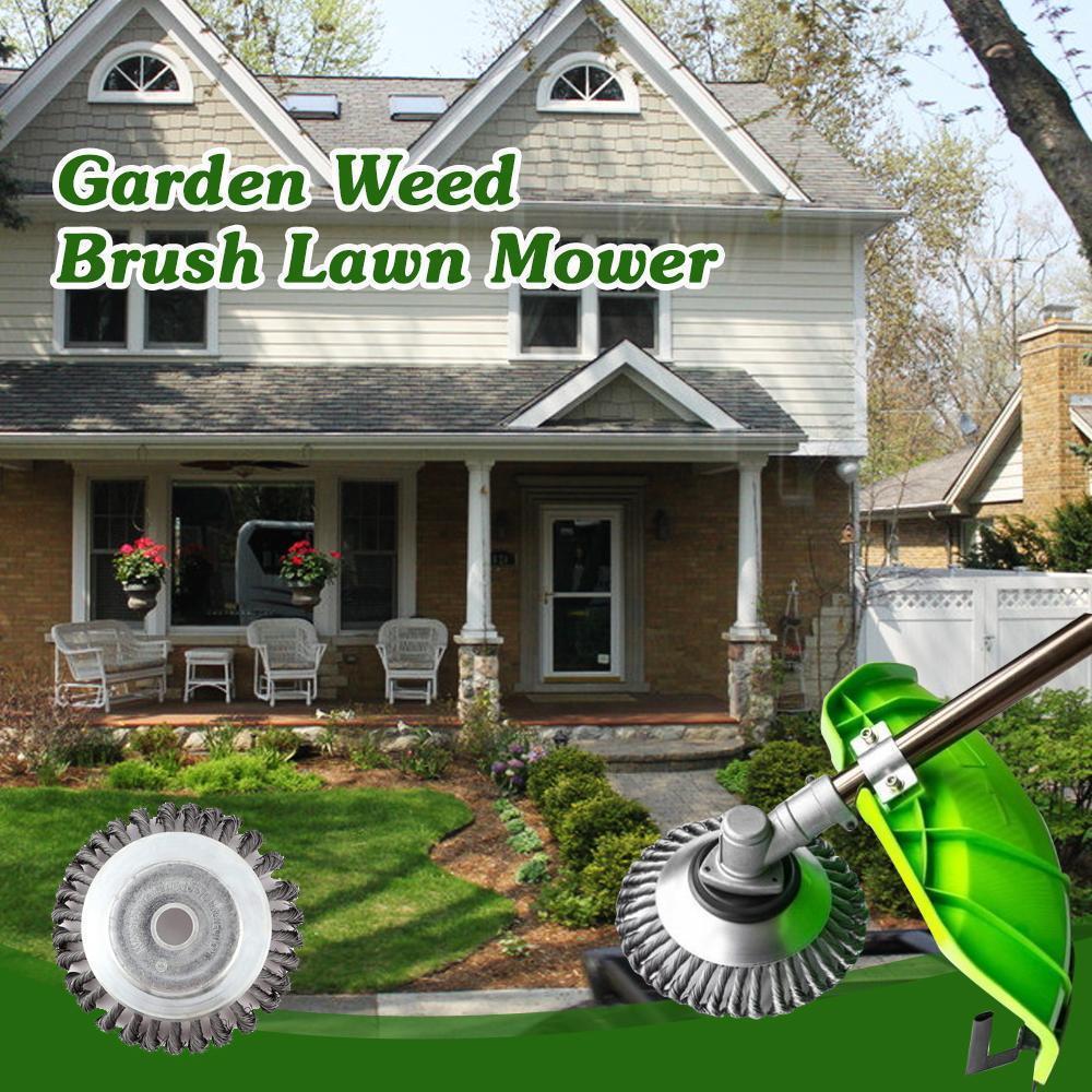 🌿 LIMITED-TIME 50% OFF! ✨ Hot Garden Weed Brush Lawn Mower – Steel Wire Blades, 360° Coverage, Break-Proof 🔥