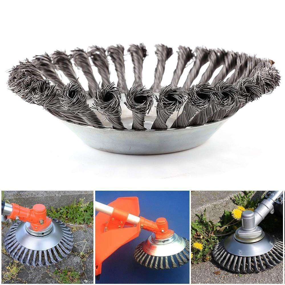 🌿 LIMITED-TIME 50% OFF! ✨ Hot Garden Weed Brush Lawn Mower – Steel Wire Blades, 360° Coverage, Break-Proof 🔥