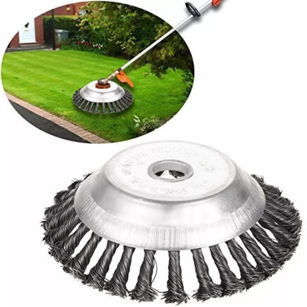 🌿 LIMITED-TIME 50% OFF! ✨ Hot Garden Weed Brush Lawn Mower – Steel Wire Blades, 360° Coverage, Break-Proof 🔥