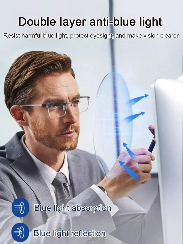 🔥 2026 Hot Sale 50% OFF🔥Ultra Light Anti Blue Presbyopic Reading Glasses