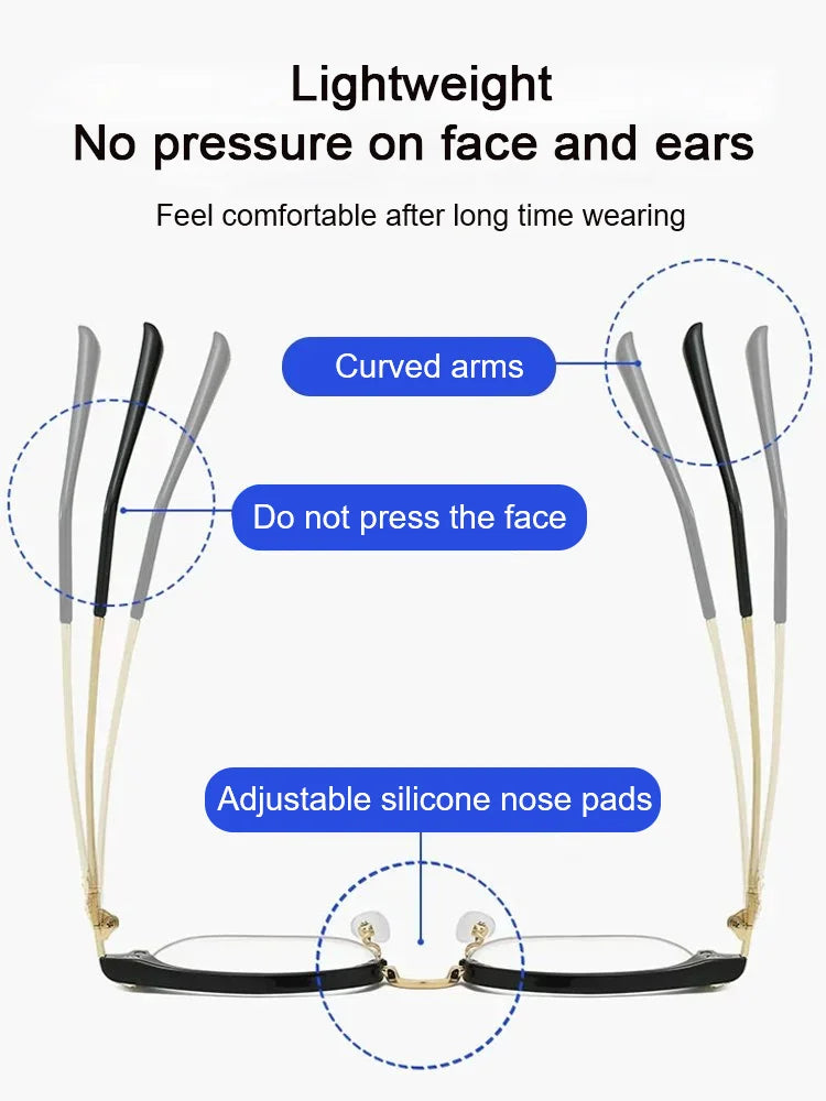 🔥 2026 Hot Sale 50% OFF🔥Ultra Light Anti Blue Presbyopic Reading Glasses