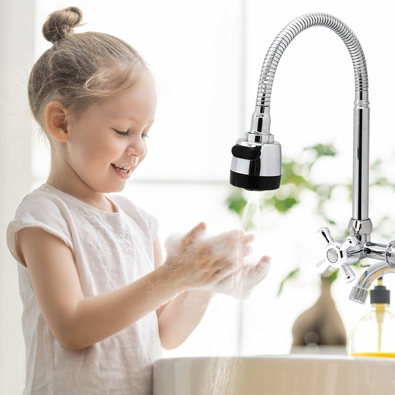 🎉41K+ Sold 🚰 Kitchen Sink 360° Rotatable Spout, Dual Water Flow Mode Anti-Leak Faucet Extension