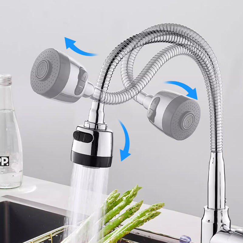 🎉41K+ Sold 🚰 Kitchen Sink 360° Rotatable Spout, Dual Water Flow Mode Anti-Leak Faucet Extension