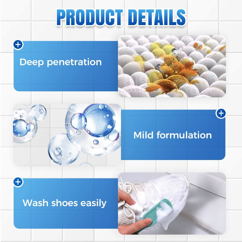 ⏳ Limited time 50% off! 💥Portable Quick White Shoe Cleaning Spray（The more you buy, the higher the discount）