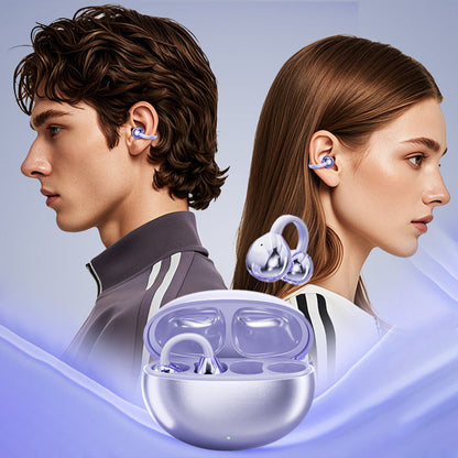 💎50% OFF!Bluetooth 5.4 Clip-On Open Ear Earbuds with Noise Cancelling