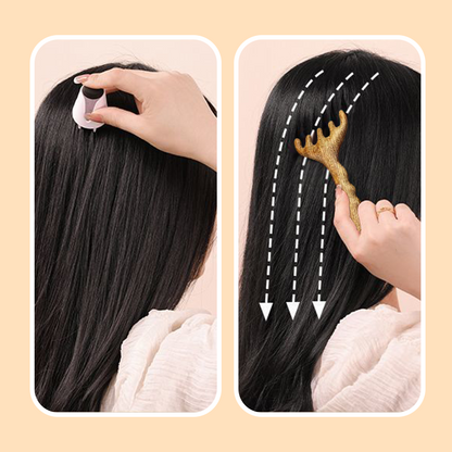 ✨️2025 Hot Sale✨️Wooden Head Massager Comb & Gua Sha Tool