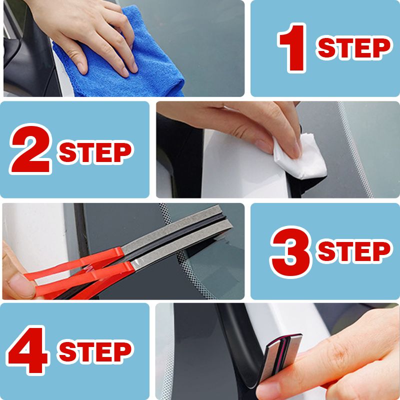 Car Universal Waterproof Soundproof Sealing Strip (8m/315”)