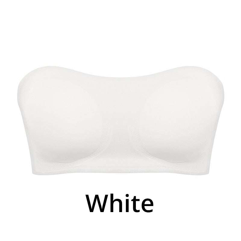 💜 BUY 1 GET 1 FREE💜Women's Non-Slip Strapless Wireless Bra with Crossover Side Closure