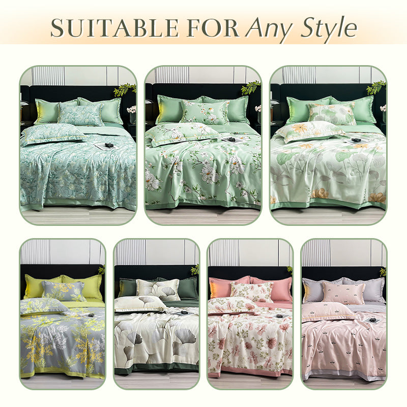 ❄️✨Breathable & Cooling Quilt 4-Piece Set✨