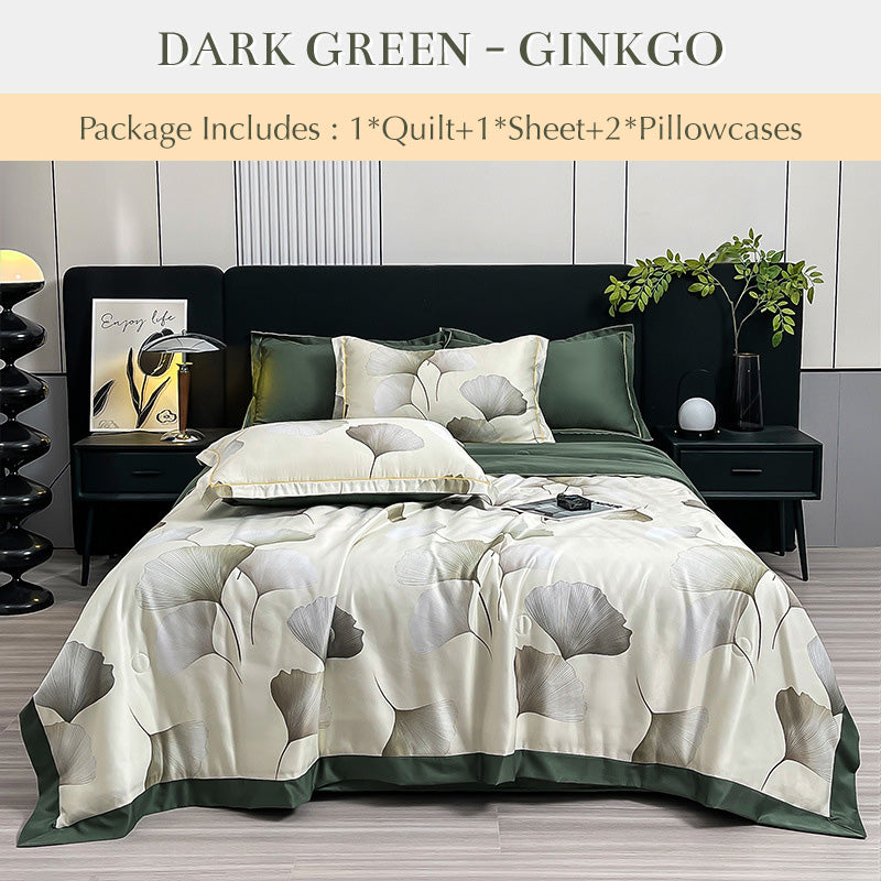 ❄️✨Breathable & Cooling Quilt 4-Piece Set✨
