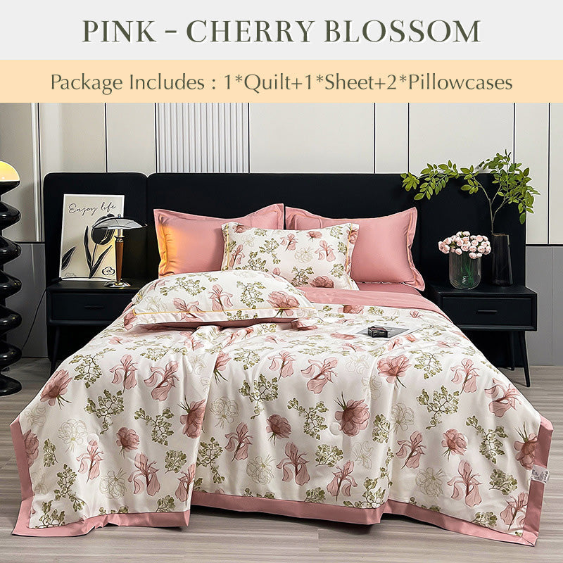 ❄️✨Breathable & Cooling Quilt 4-Piece Set✨