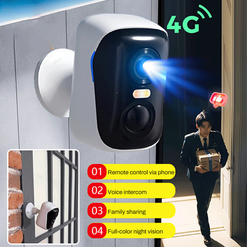 🌞 Wireless night vision camera – Smart security around the clock!