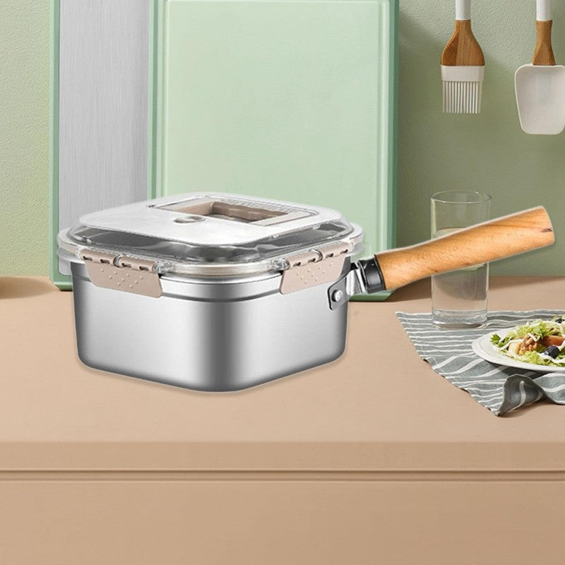 🫕Multi-Function Frying Cooker Set - Fryer, Cooker, Fresh Keeping & Vegetables Washing