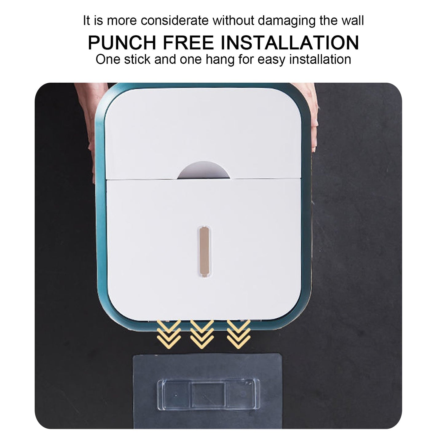 🔥Last Day Sale 50%🔥Punch-free Toilet Paper Holder Box