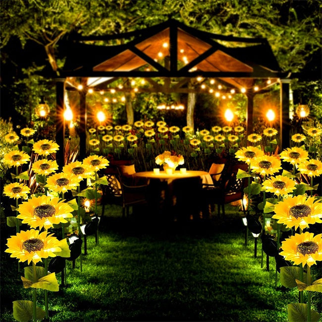 🌻 Sunflower Solar Lights – Glowing Decor for Garden ✨🌿【Hurry Up】