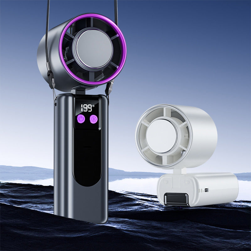 🌞Summer Hot Price Only Today: 50% off!!!🔥Portable Handheld & Foldable Silent Cooling Fan