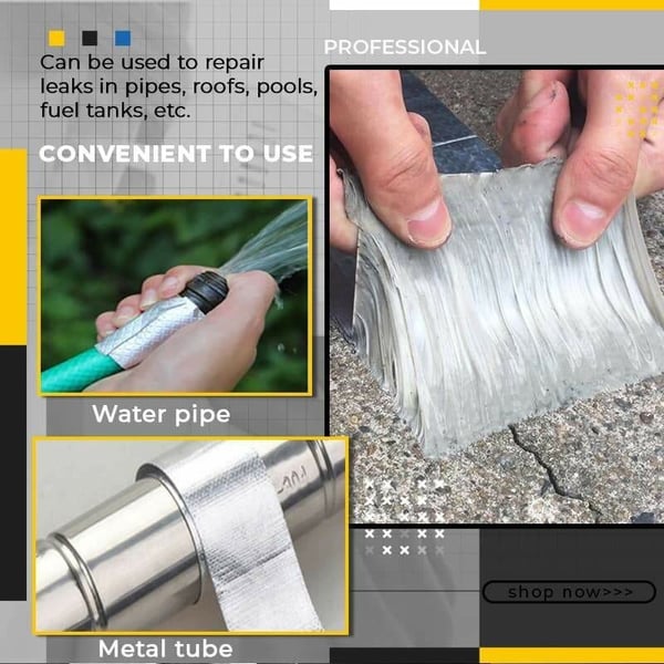 🔥 Super Strong Waterproof Butyl Tape – Extreme Adhesion, Weather Resistant & Long-Lasting Seal