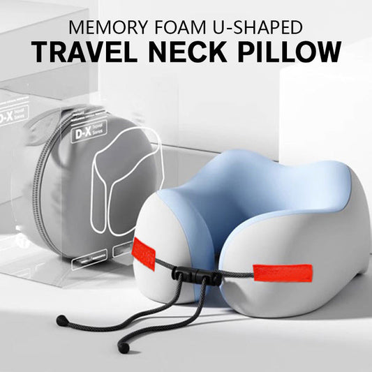 🔥HOT SALE 50% OFF🔥Memory Foam U-Shaped Travel Neck Pillow💤