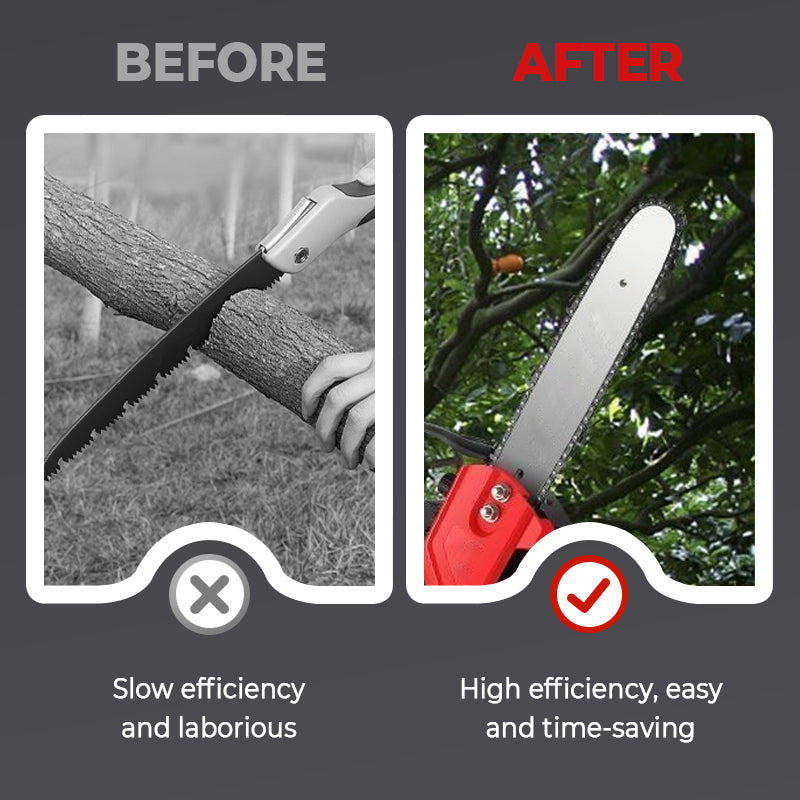 🔥LAST DAY SALE 50% OFF⚡Cordless high-power lithium battery chainsaw - 🎁Limited-time gift tool kit!