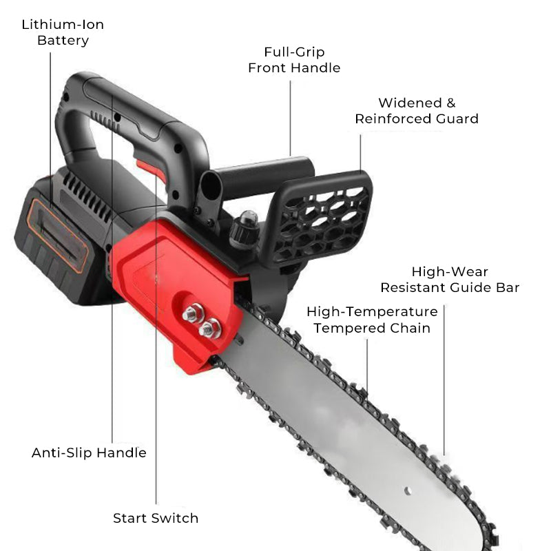 🔥LAST DAY SALE 50% OFF⚡Cordless high-power lithium battery chainsaw - 🎁Limited-time gift tool kit!