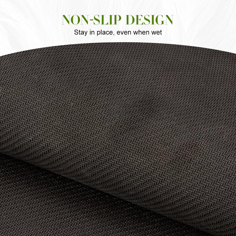 Quick-Dry Non-Slip Peacock Mat