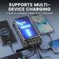 High-Capacity Solar Power Bank with Built-in Light