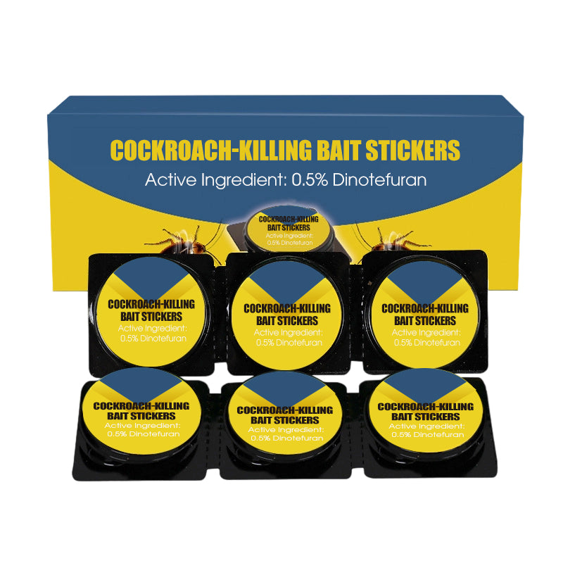 Powerful Cockroach-Killing Bait Stickers
