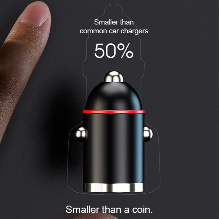 🔥2-Port Compact Fast Charger for Car