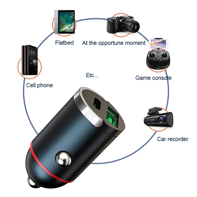 🔥2-Port Compact Fast Charger for Car