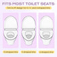 All-Season Adhesive Toilet Seat Cover