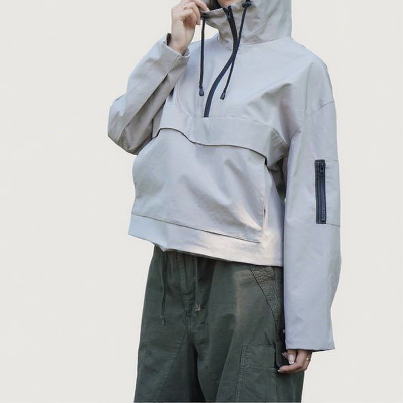 Causal Softshell Jacket With Hood