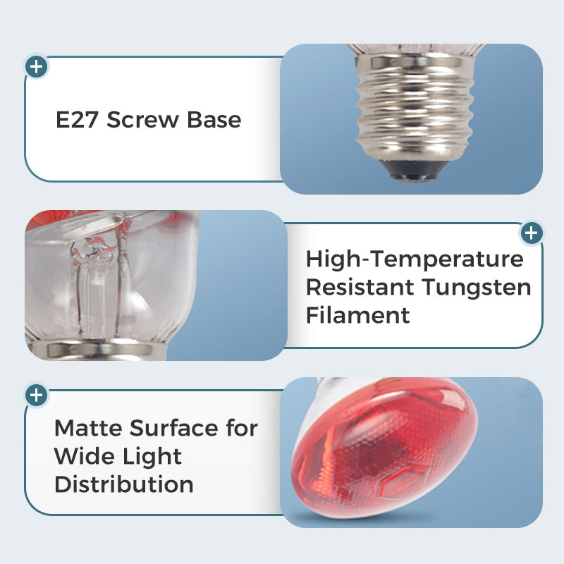 Specialized Heat Lamp Bulbs for Livestock