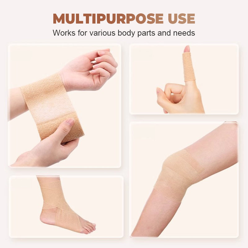 Self-adhesive protective tape for fingers