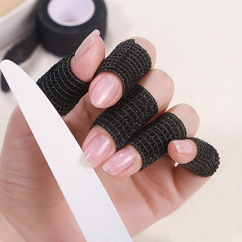 Self-adhesive protective tape for fingers