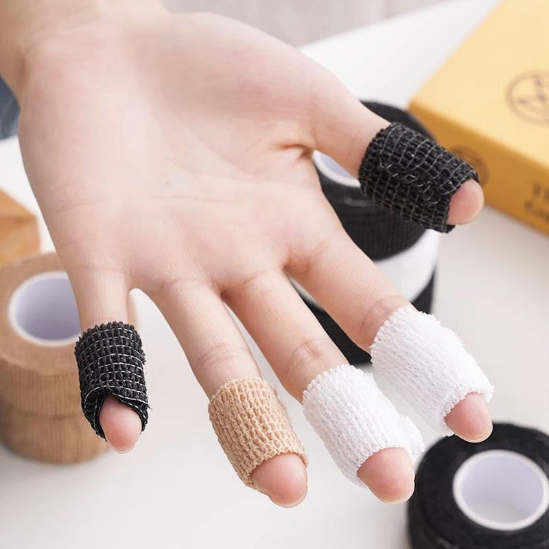 Self-adhesive protective tape for fingers