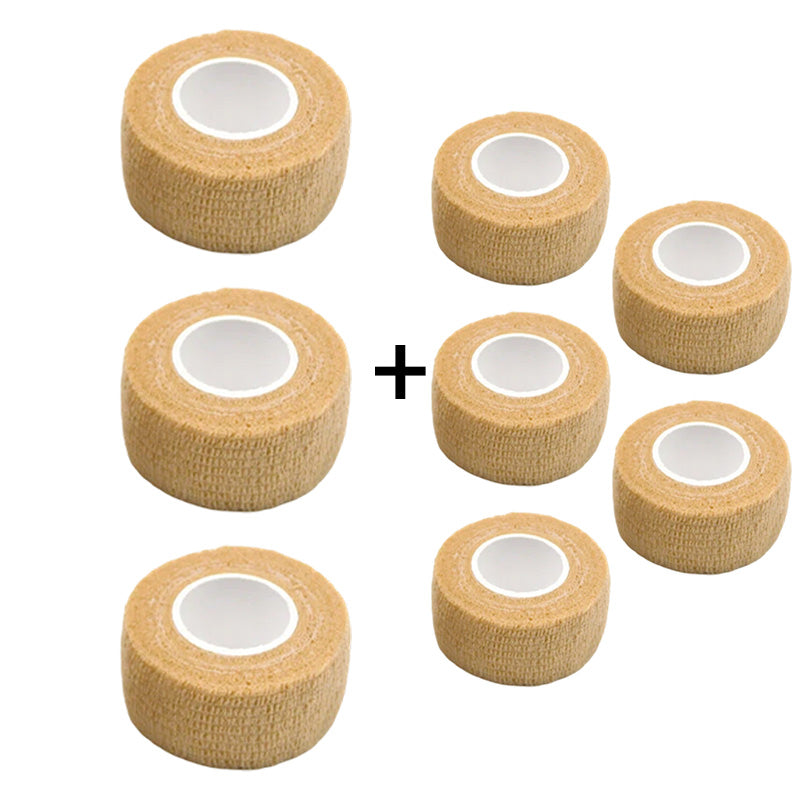 Self-adhesive protective tape for fingers